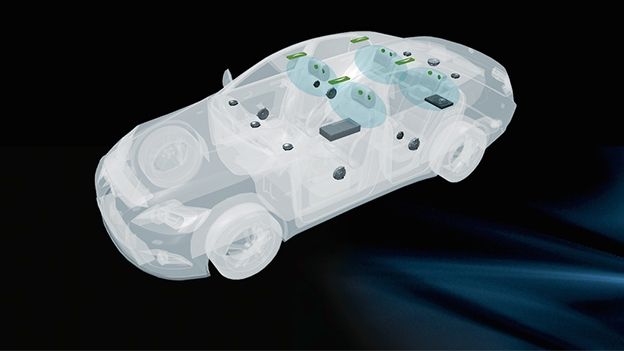 Harman compartmentalise car audio