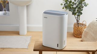 Vonhaus Dessicant Dehumidifier in bathroom