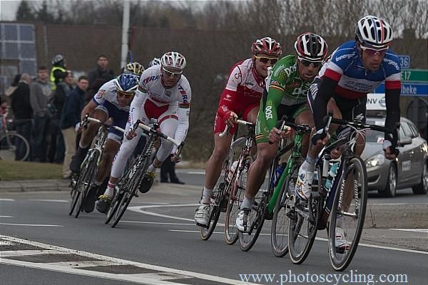 Twists and turns kept the riders on their toes