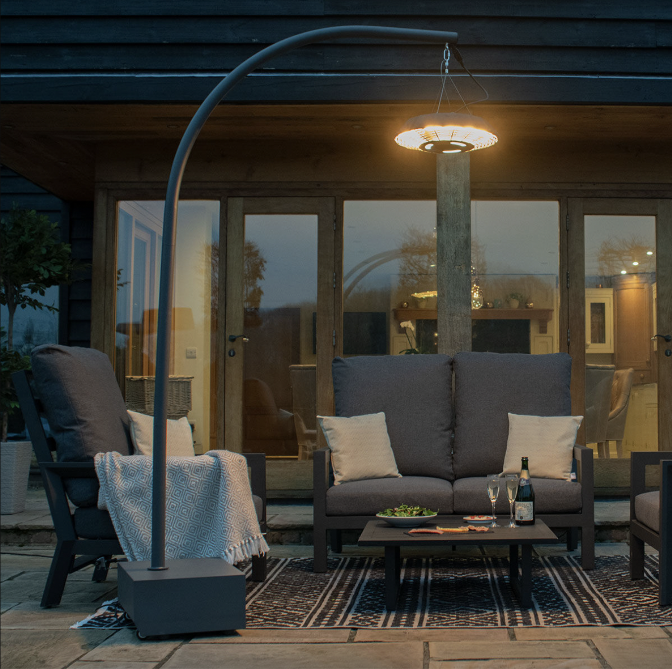 Maze Living, Helio Overhang Electric Patio Heater