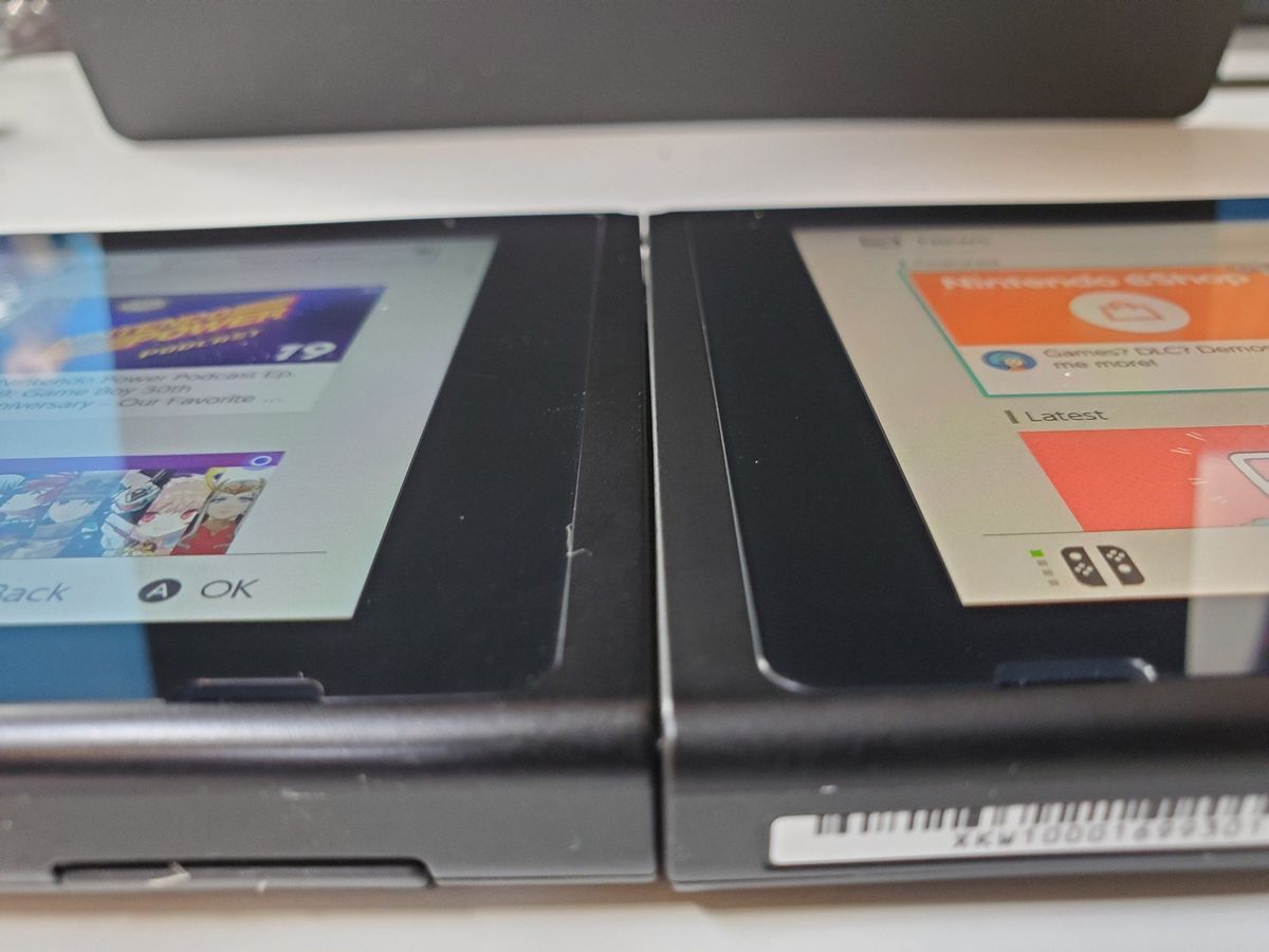 New and old Nintendo Switch