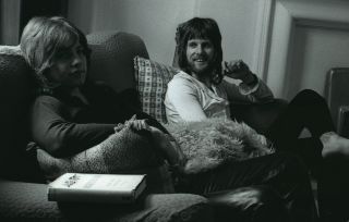 Greg Lake and Keith Emerson at home in 1970