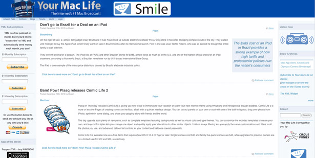 Which tech podcast: Your Mac Life