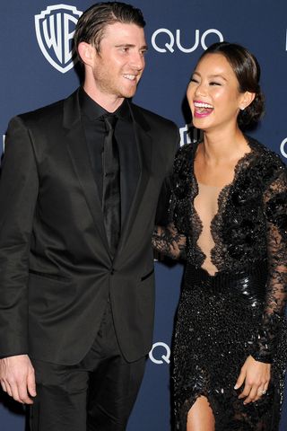 Jamie Chung And Her Fiance At A Golden Globes After-Party 2014