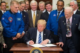 President Trump Re-Establishes National Space Council