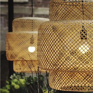 Bamboo lampshades