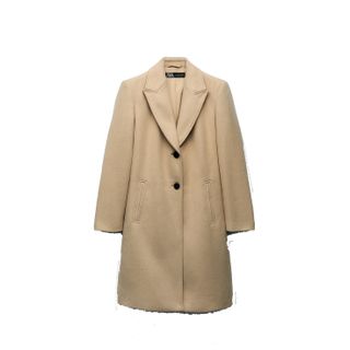 Best camel coats: Zara Soft Fitted Coat