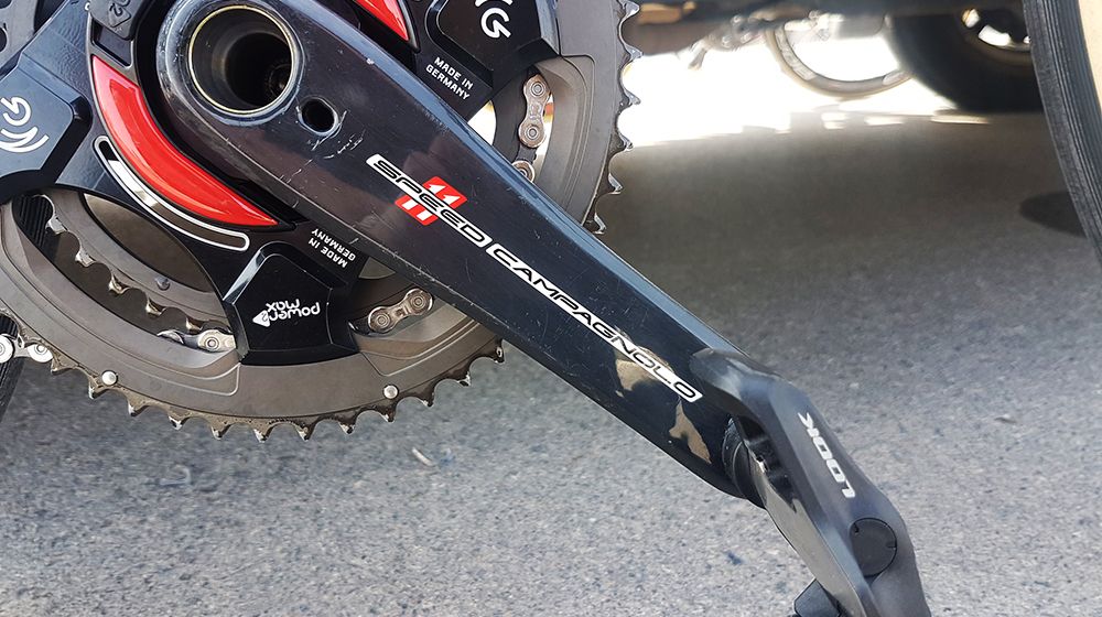 Costa opts for 53/39 chainrings on his crankset