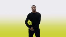 Kylian Mbappe with his We.HEAR Pro speaker