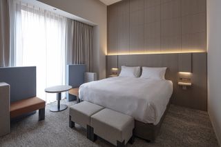 Bedroom at Hotel Il Palazzo in Fukuoka
