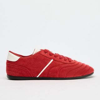 Image of red trainers