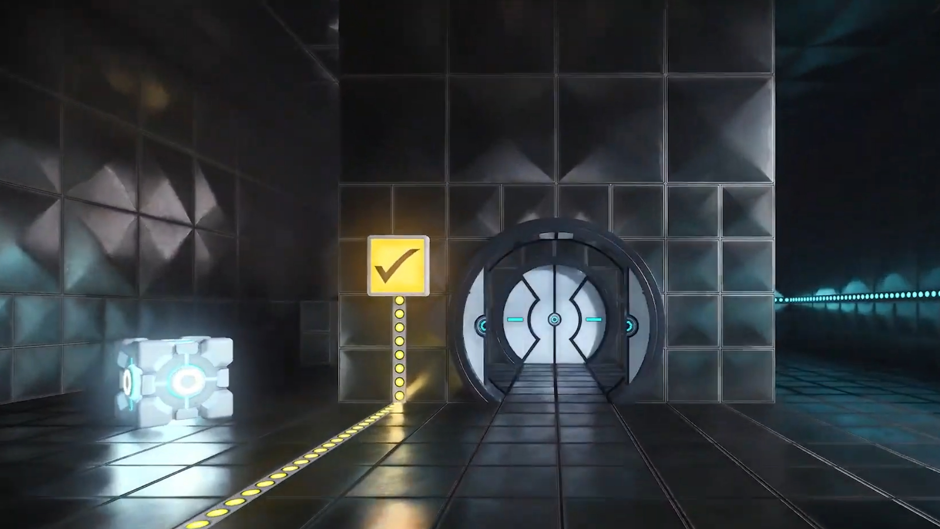 Portal 2 mit eingeschaltetem RTX.