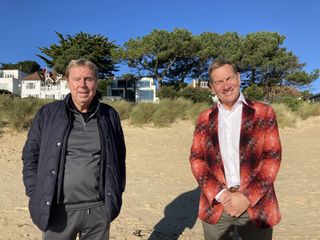 Michael Portillo meets with Harry Redknapp on his journey from Dorset to Fishbourne.