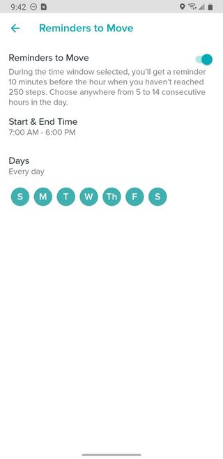 Fitbit App Reminder 2