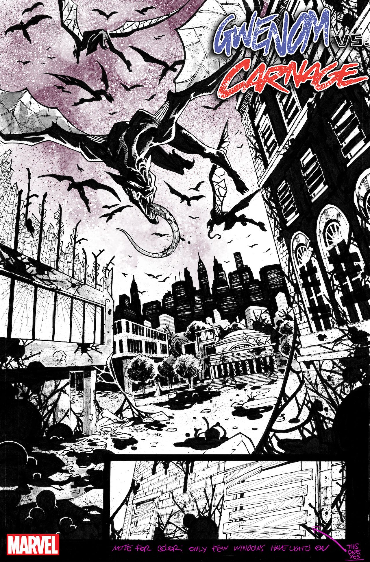 Page from King in Black: Gwenom Vs. Carnage #1