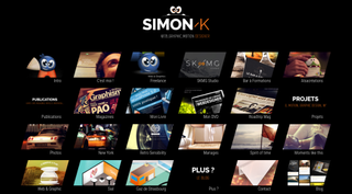 Simon Kern’s portfolio site has a real sense of fun