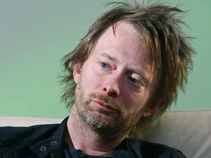 Radiohead&#039;s Thom Yorke: turning his back on albums