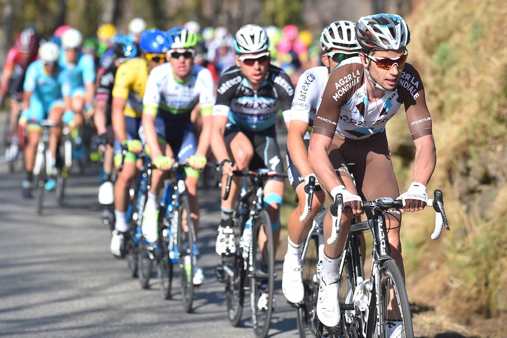 Ag2r lead the bunch.