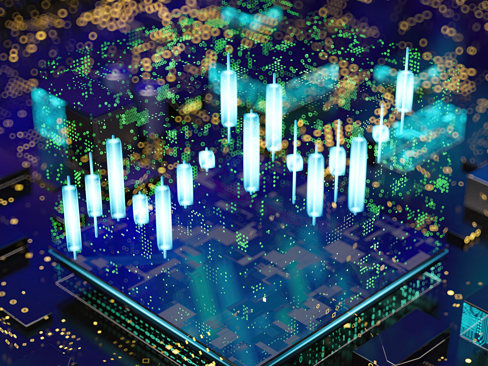 Chipset and Candlestick Chart