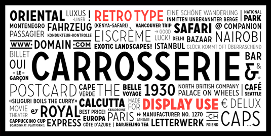 Carrosserie font