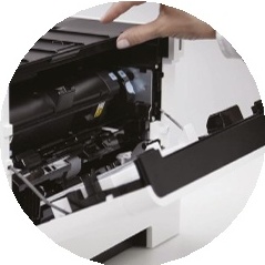 Close-up of Kyocera Ecosys P2235DN