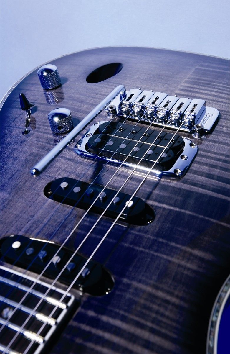 The guitar features an unbound fingerboard.