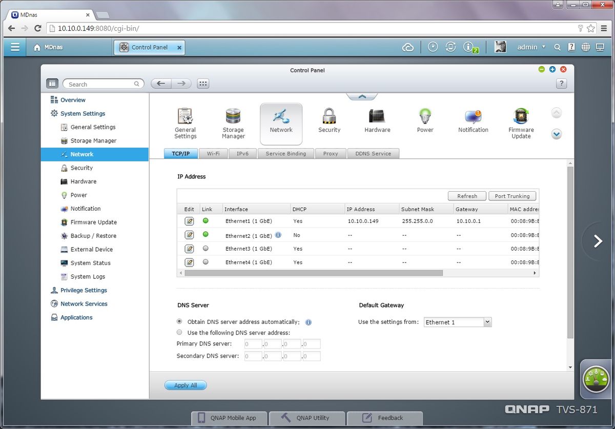 Qnap Tvs 871 Ui 9