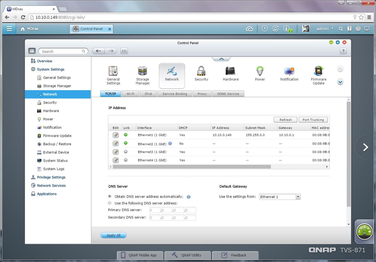 Qnap Tvs 871 Ui 9