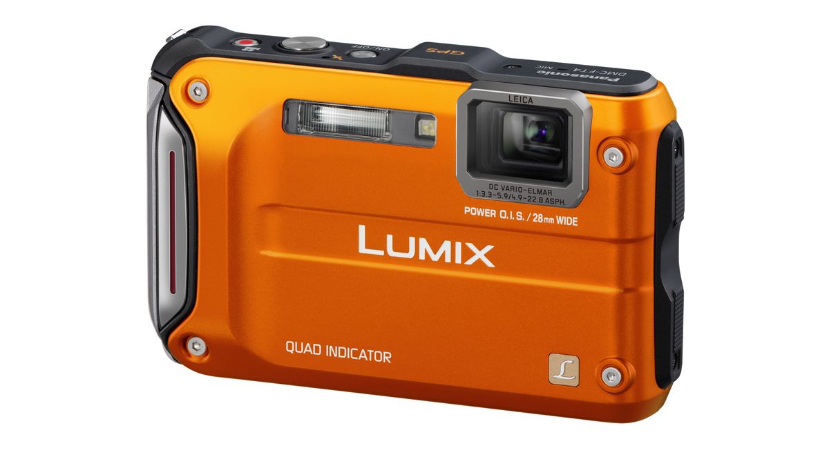 Panasonic Lumix TS4 12.1MP Orange Rugged GPS/HD hot digital camera