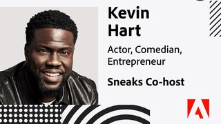 Promo art for Sneaks, featuring headshot of Kevin Hart