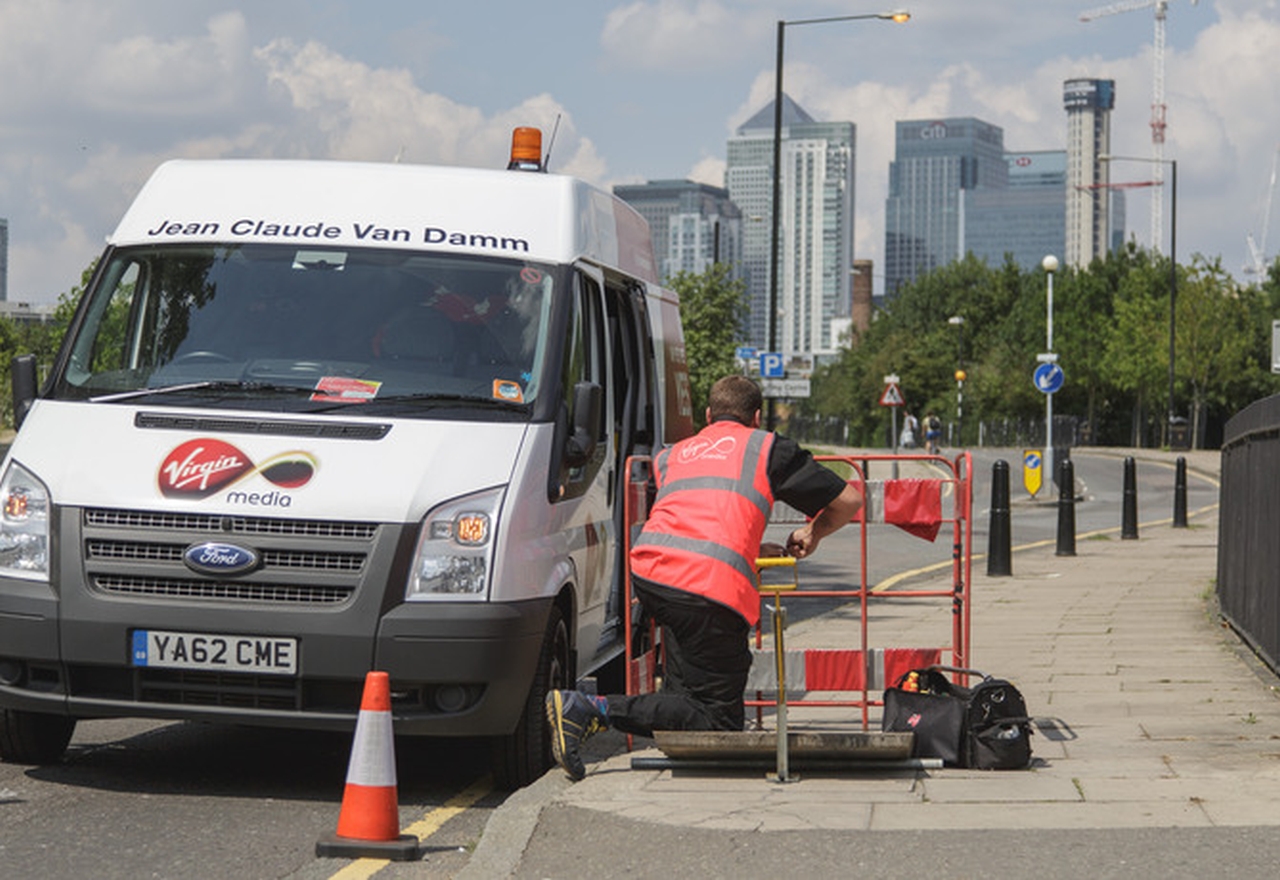 Virgin Media Van