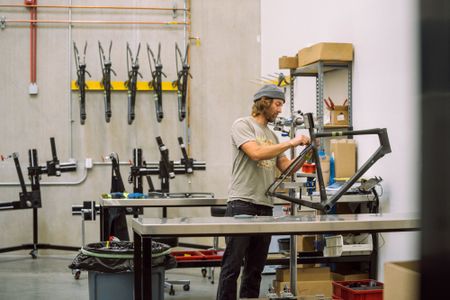 Scenes at the ENVE Composites headquarters in Ogden, Utah