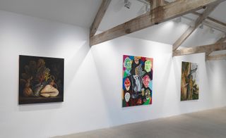 All of the works on show were conceived during Ozbolt's 2016 residency with the gallery at The Maltings Studio
