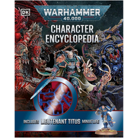 Warhammer 40,000 Character Encyclopedia | Pre-order | 120+ Character entries | Exclusive miniature | Hardback | $27.99 $26.03 at Amazon