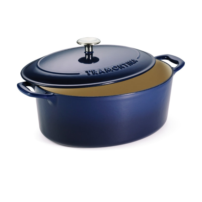 Tramontina Bestow Cast Iron Oval Dutch Oven &amp;amp; Reviews | Wayfair