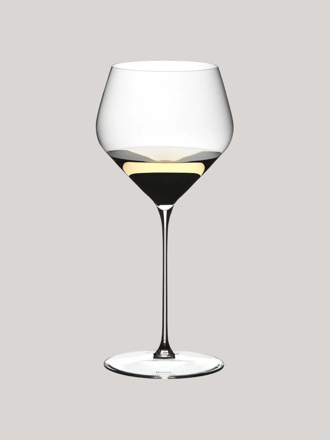 A chardonnay wine glass from RIEDEL
