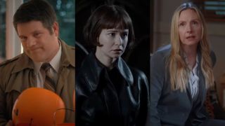 Sean Astin on Stranger Things; Katherine Waterston in Fantastic Beasts: The Crimes of Grindelwald; Hope Davis on For the People