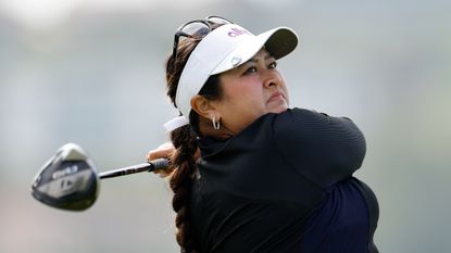 Lilia Vu takes a shot at the Fir Hills Seri Pak Championship