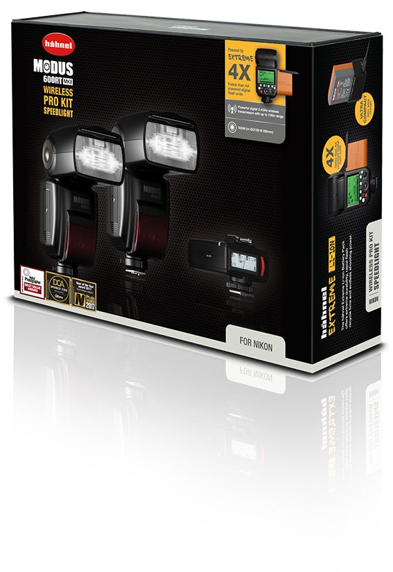 Hahnel Modus 600RT Mk II Pro Kit for Nikon - two flashguns plus Viper trigger