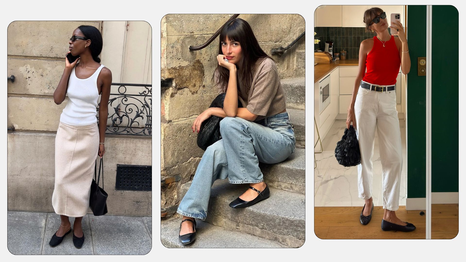 I'm a Brit Living in Paris&mdash;These Are the Classic Flats French Women Are Wearing With All Their Summer Outfits