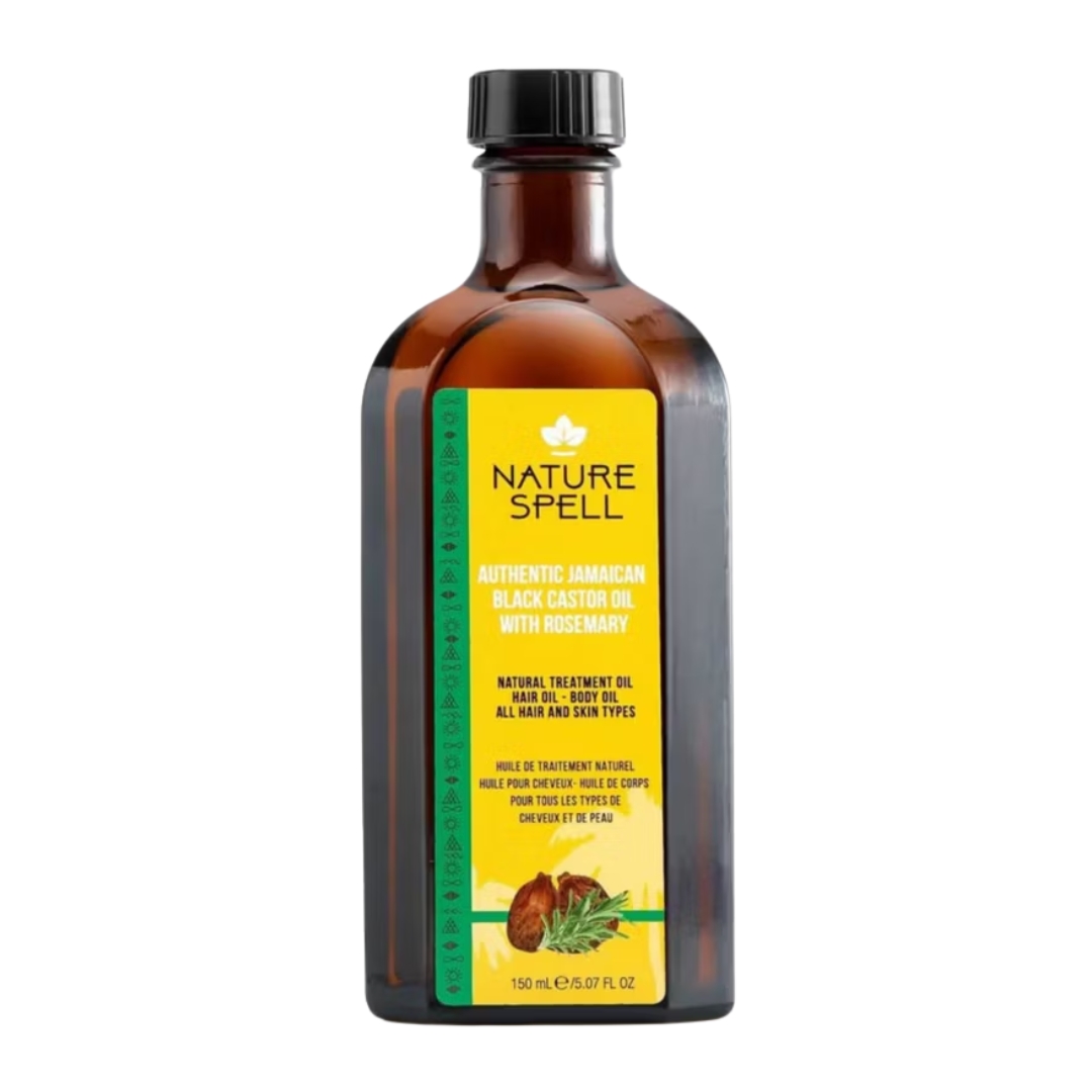 Nature Spell Authentic Jamaican Black Castor Oil With Rosemary
