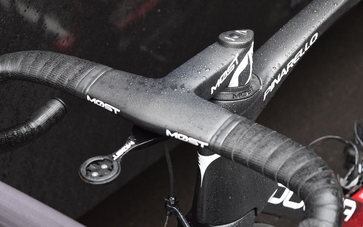 Pinarello's component brand Most provides Team Ineos with their cockpit components