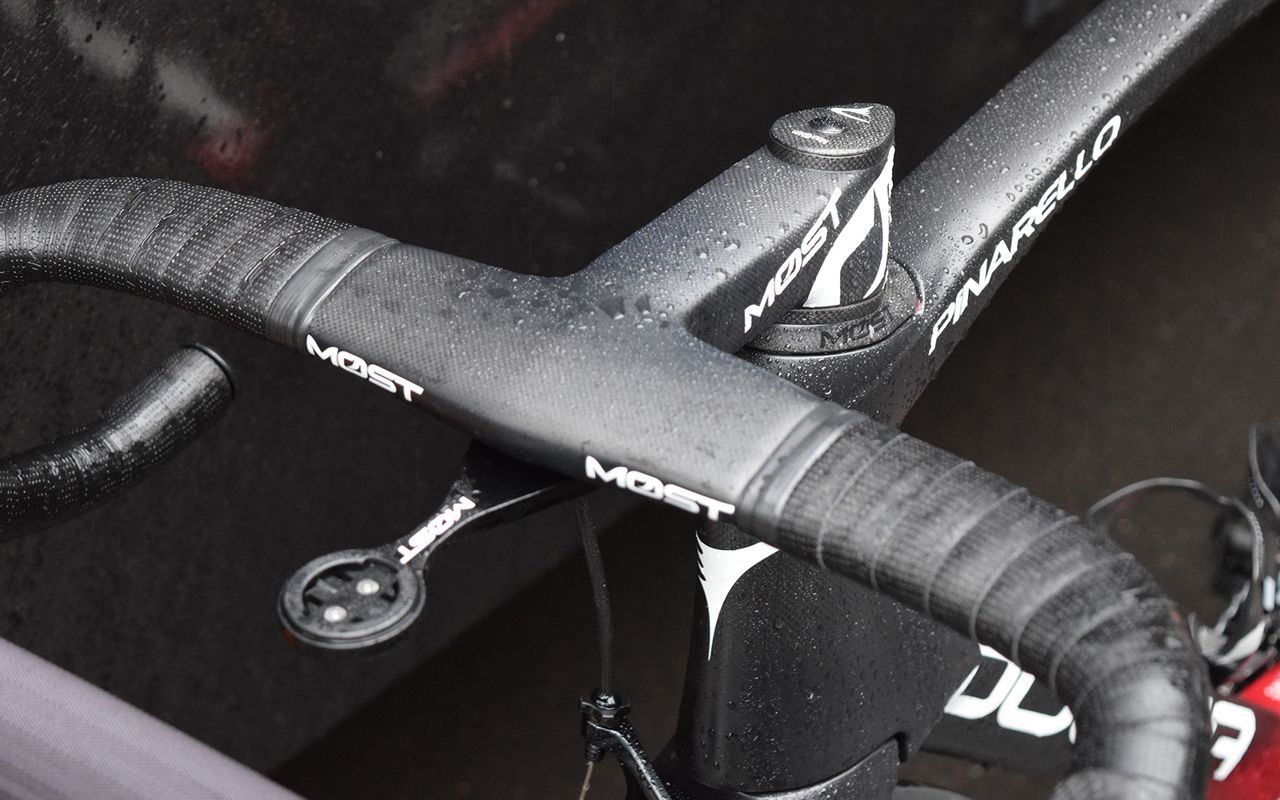 Pinarello's component brand Most provides Team Ineos with their cockpit components