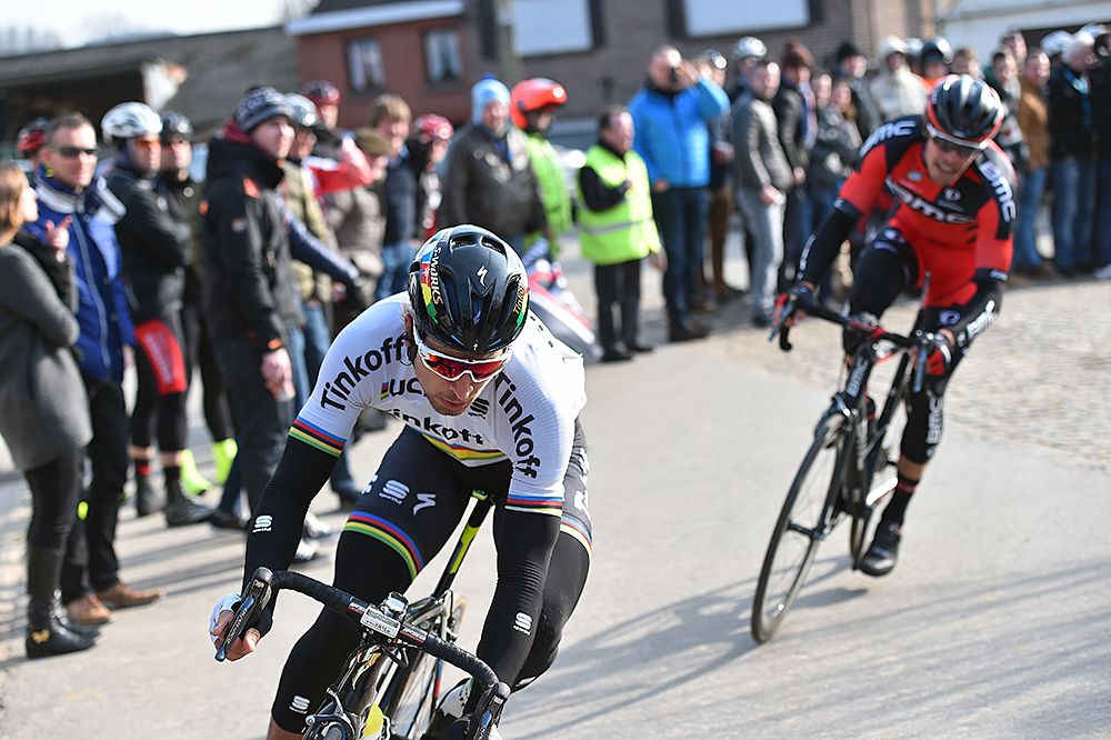 Peter Sagan (Tinkoff) at Omloop Het Nieuwsblad