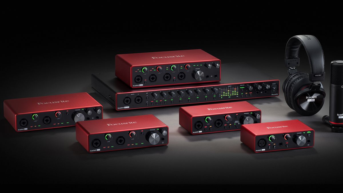 Focusrite Scarlett third-gen range