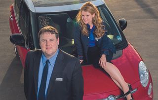 Peter Kay and Sian Gibson in Car Share