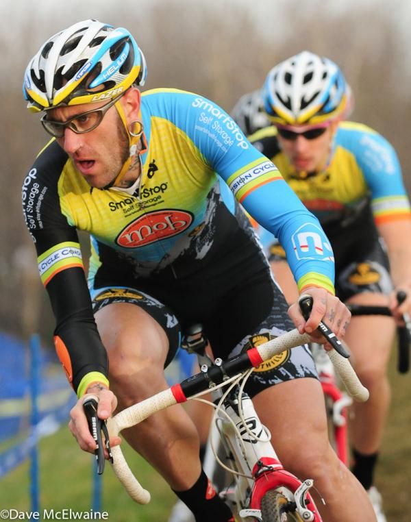 Adam Myerson (Smartstop/Mock Orange) riding second wheel early in the contest