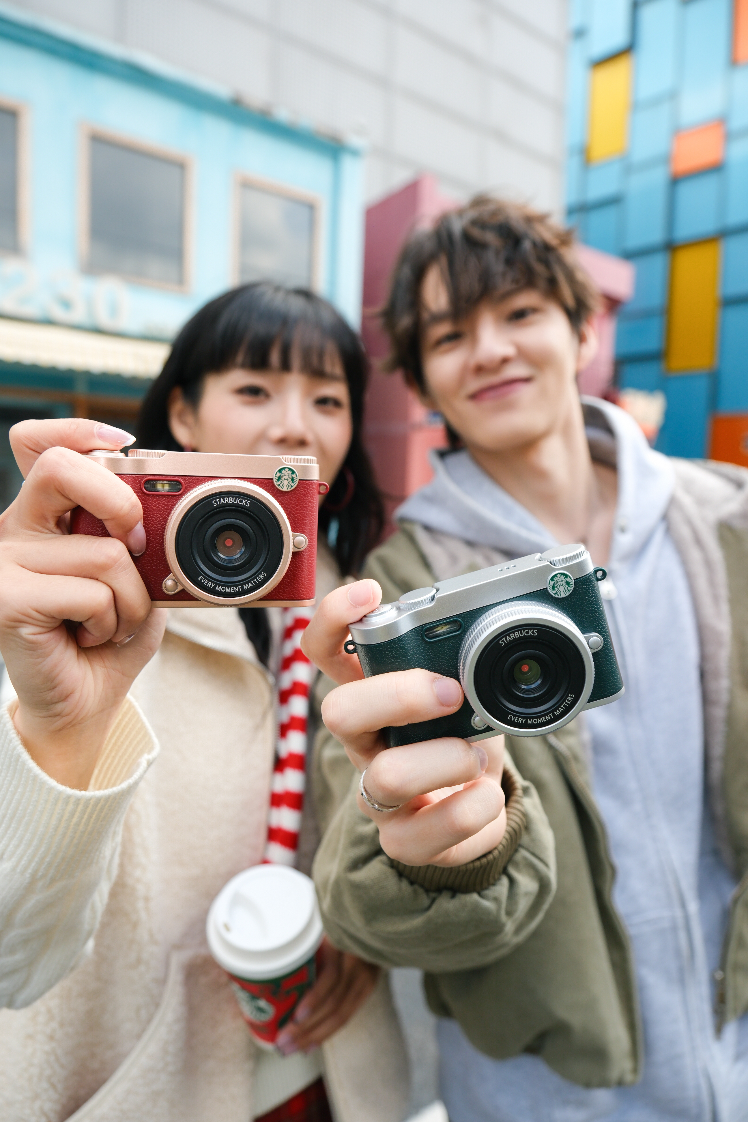 The Starbucks Retro Digital Camera is part of the coffee-makers rewards program in China