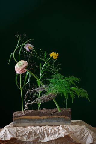 Flowers showcasing an earthy aesthetic