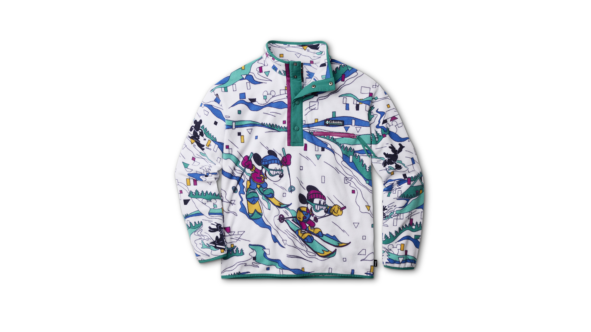 Columbia's Mickey's Outdoor Club Collection flatplay